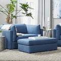Fauteuil câlin avec dossier oreiller et pouf