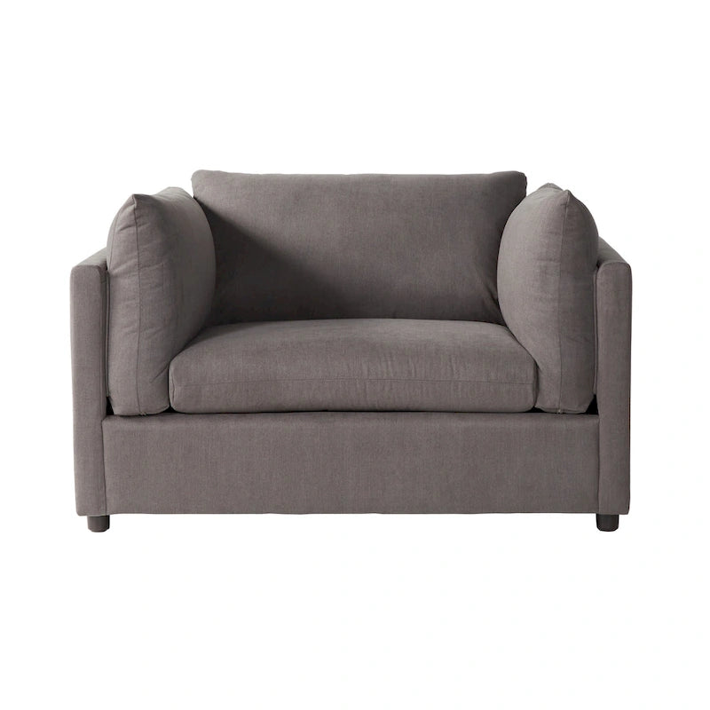 Fauteuil câlin avec dossier oreiller et pouf