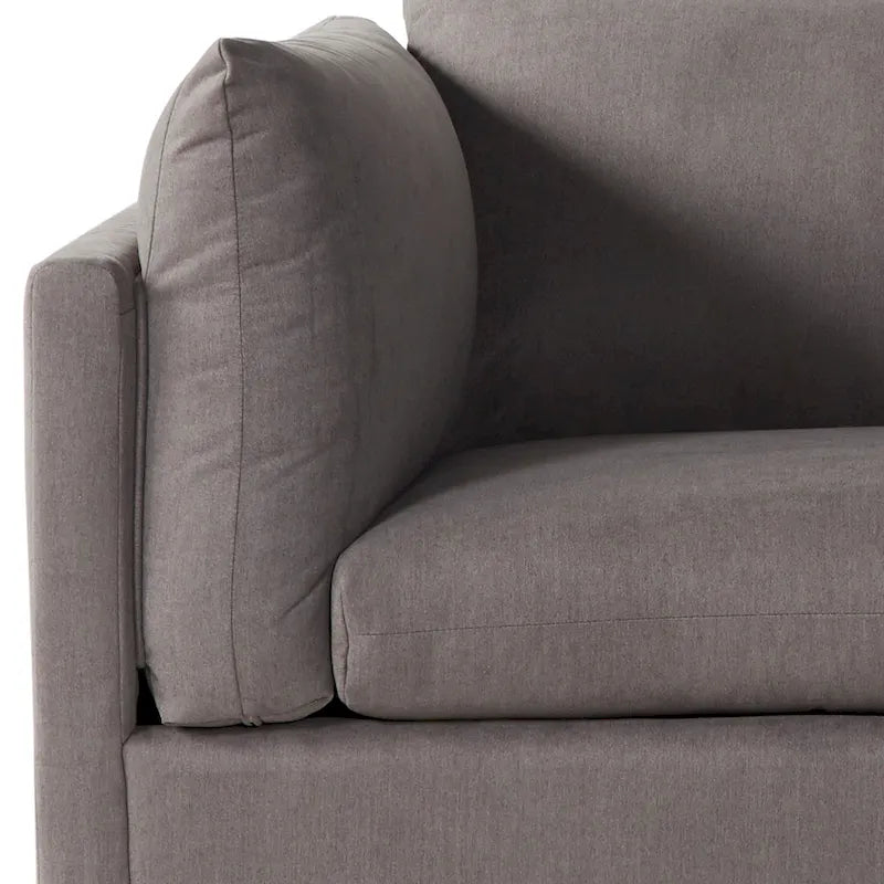 Fauteuil câlin avec dossier oreiller et pouf