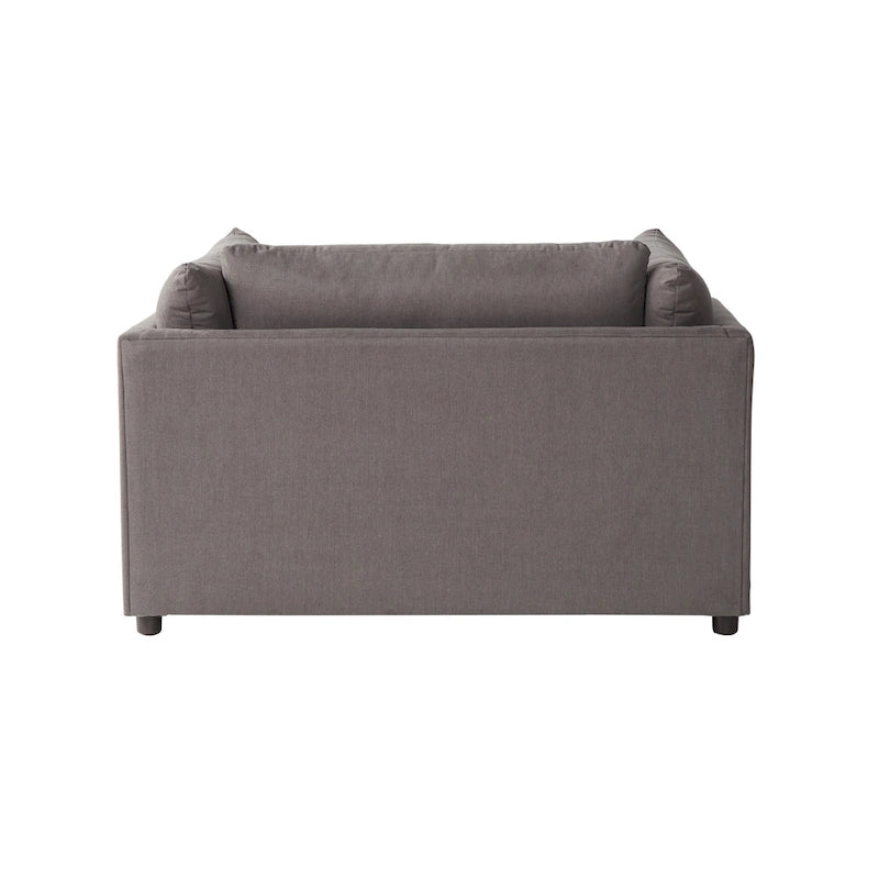 Fauteuil câlin avec dossier oreiller et pouf