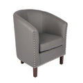 Fauteuil club en similicuir