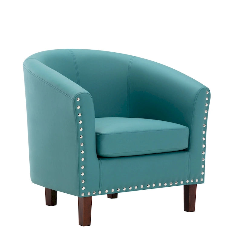 Fauteuil club en similicuir
