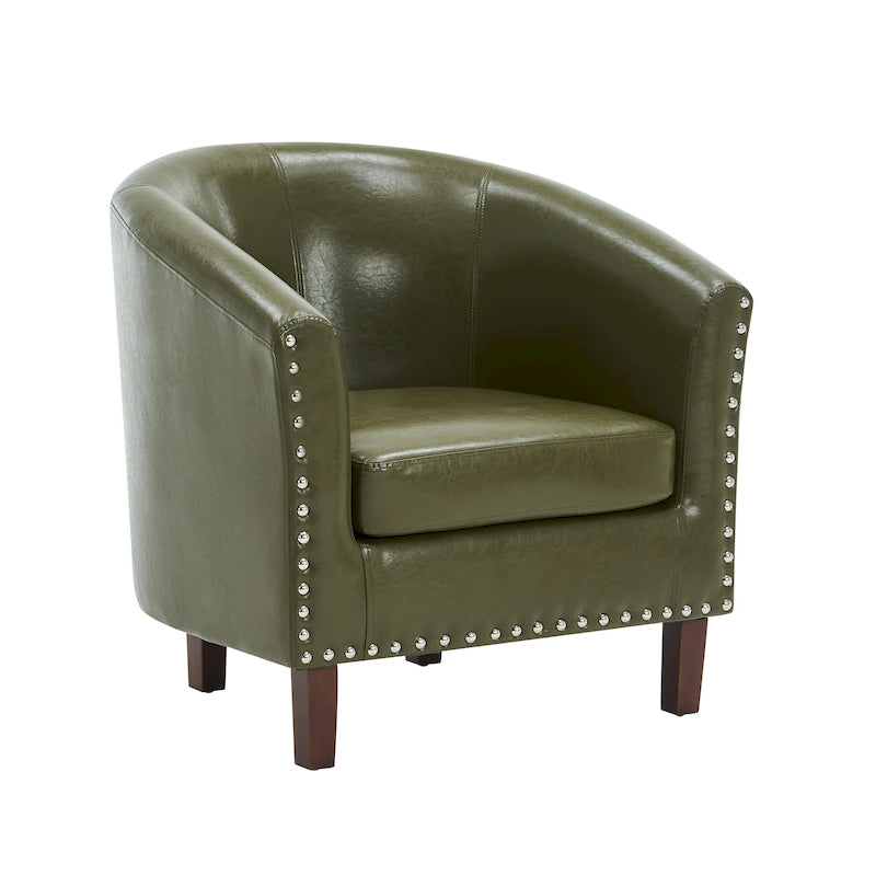 Fauteuil club en similicuir