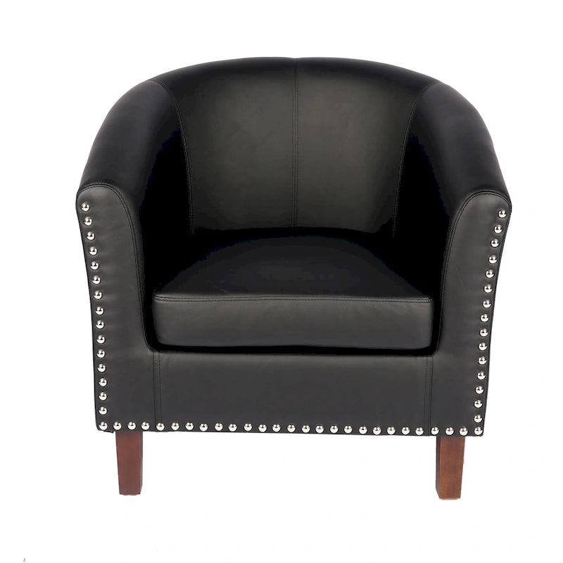 Fauteuil club en similicuir