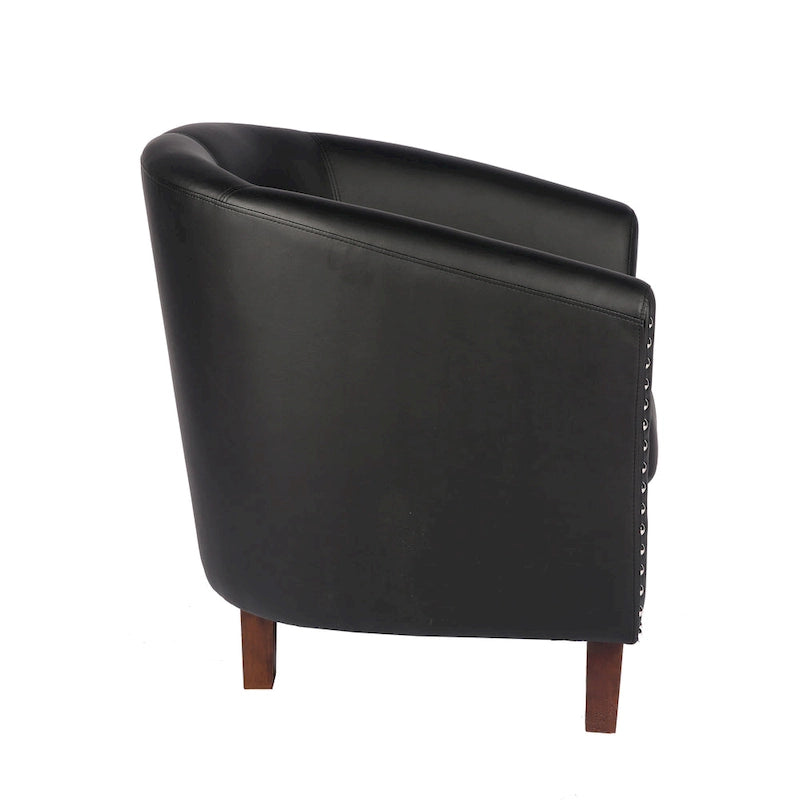 Fauteuil club en similicuir