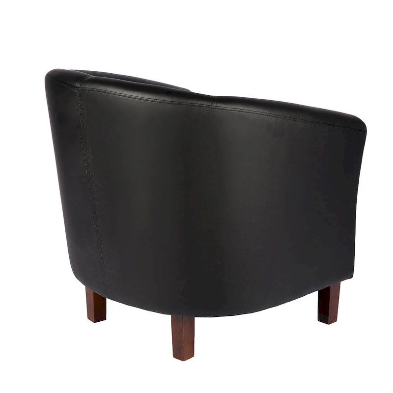 Fauteuil club en similicuir