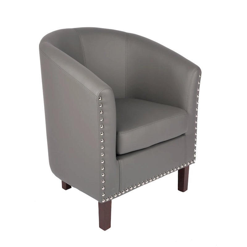Fauteuil club en similicuir