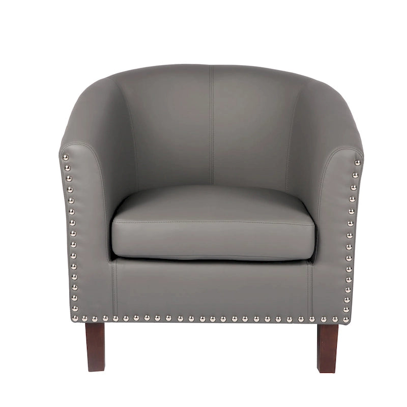 Fauteuil club en similicuir