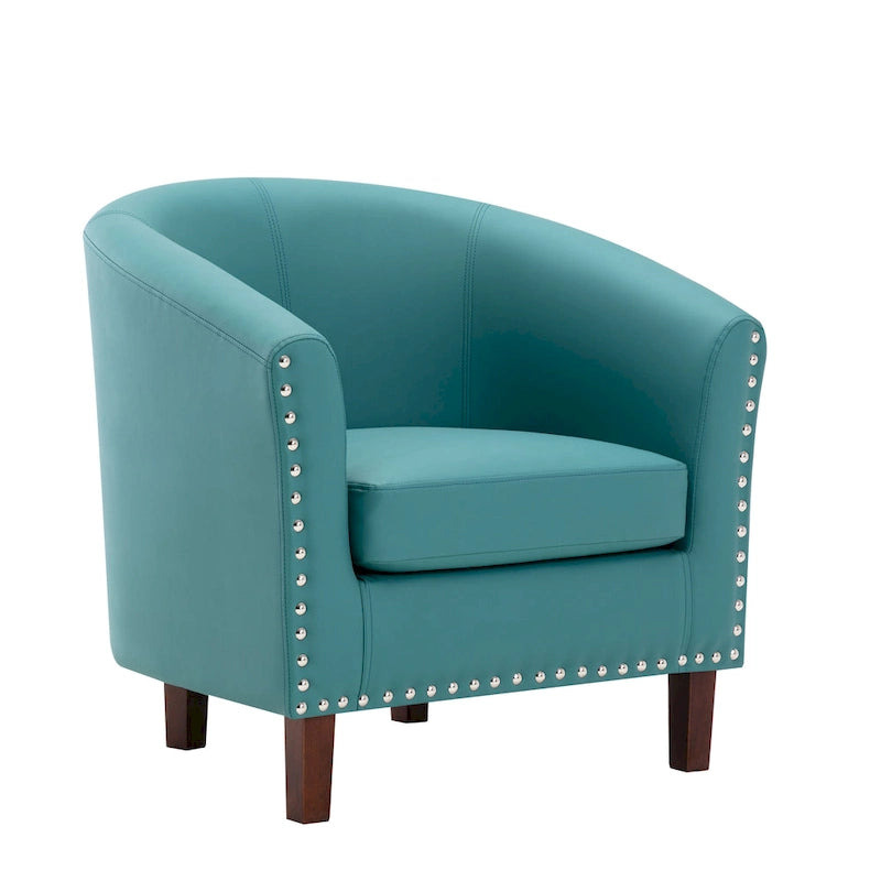 Fauteuil club en similicuir