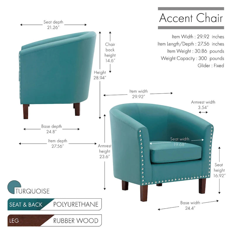 Fauteuil club en similicuir
