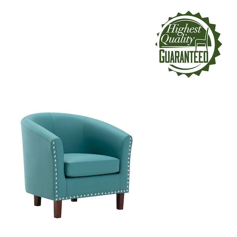 Fauteuil club en similicuir
