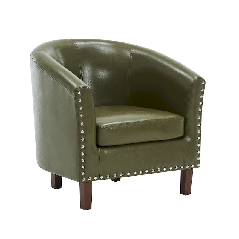 Fauteuil club en similicuir