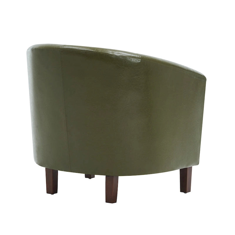 Fauteuil club en similicuir