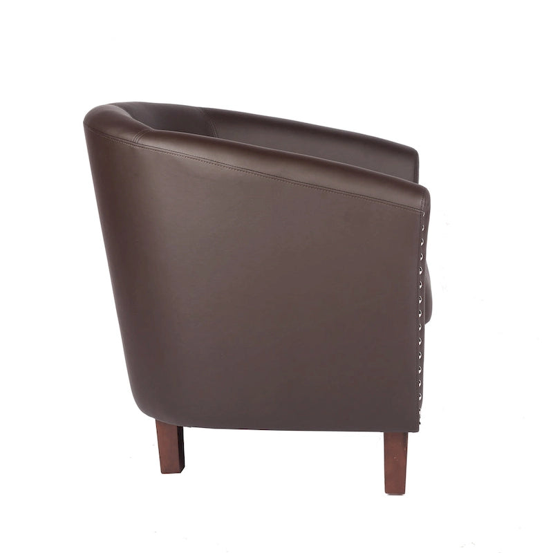 Fauteuil club en similicuir
