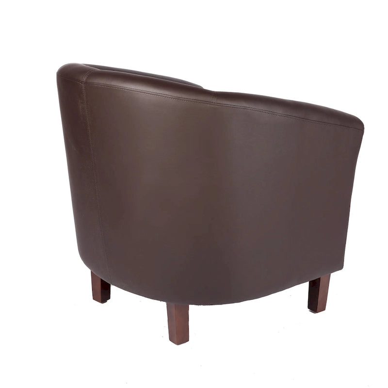 Fauteuil club en similicuir