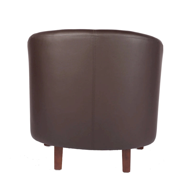 Fauteuil club en similicuir