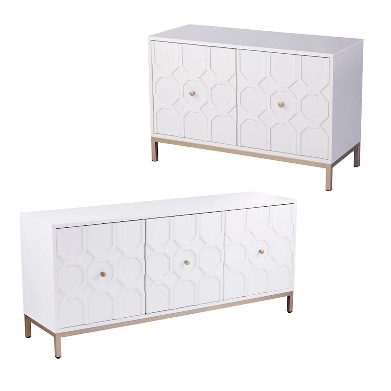 Buffet d'appoint contemporain à 2 portes