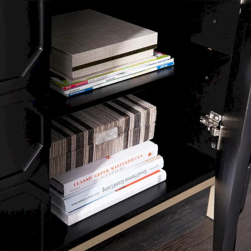 Buffet d'appoint contemporain à 2 portes