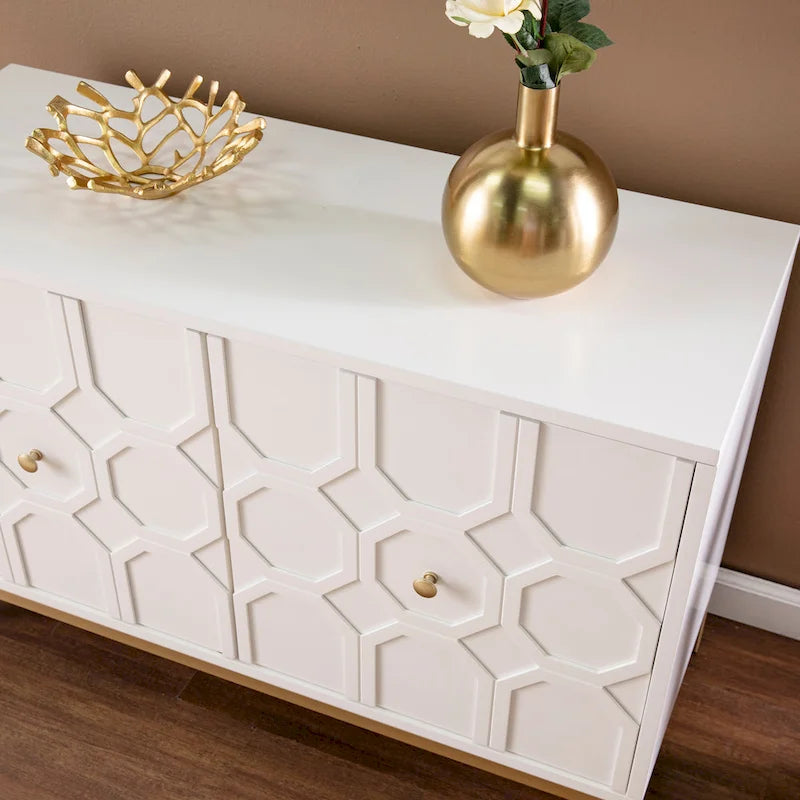 Buffet d'appoint contemporain à 2 portes