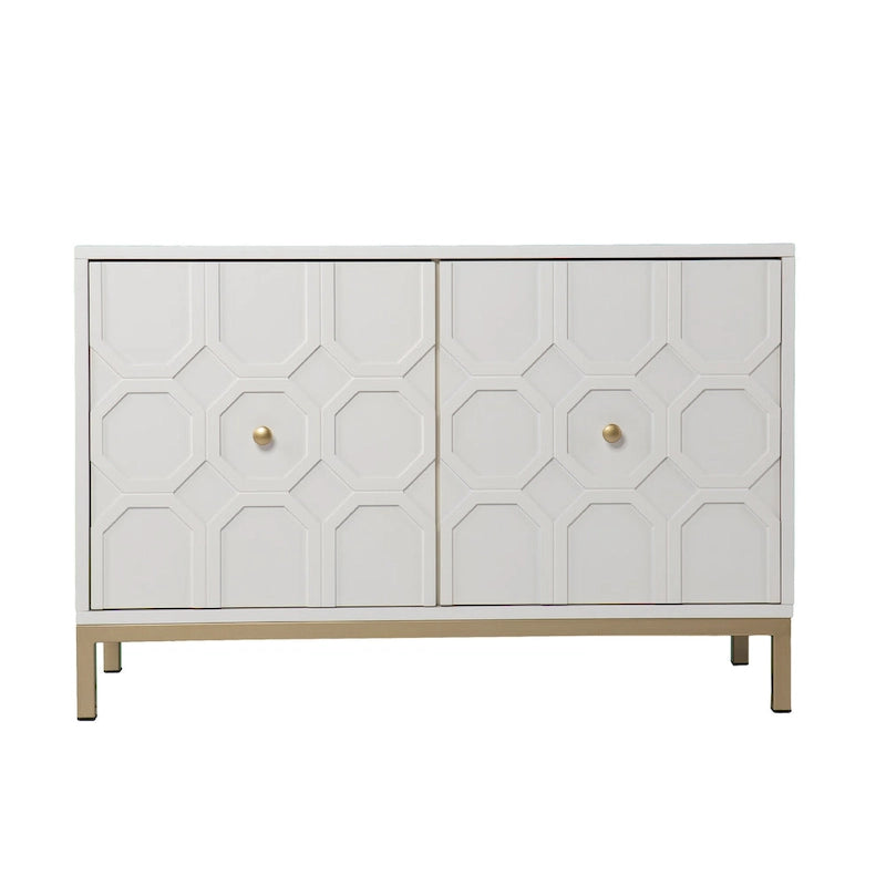 Buffet d'appoint contemporain à 2 portes