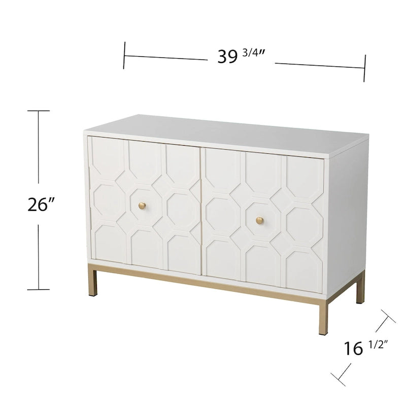 Buffet d'appoint contemporain à 2 portes