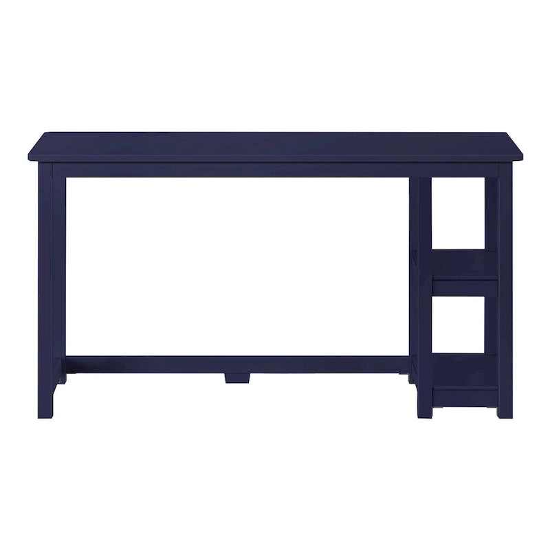 Bureau planches et poutres avec bibliothèques