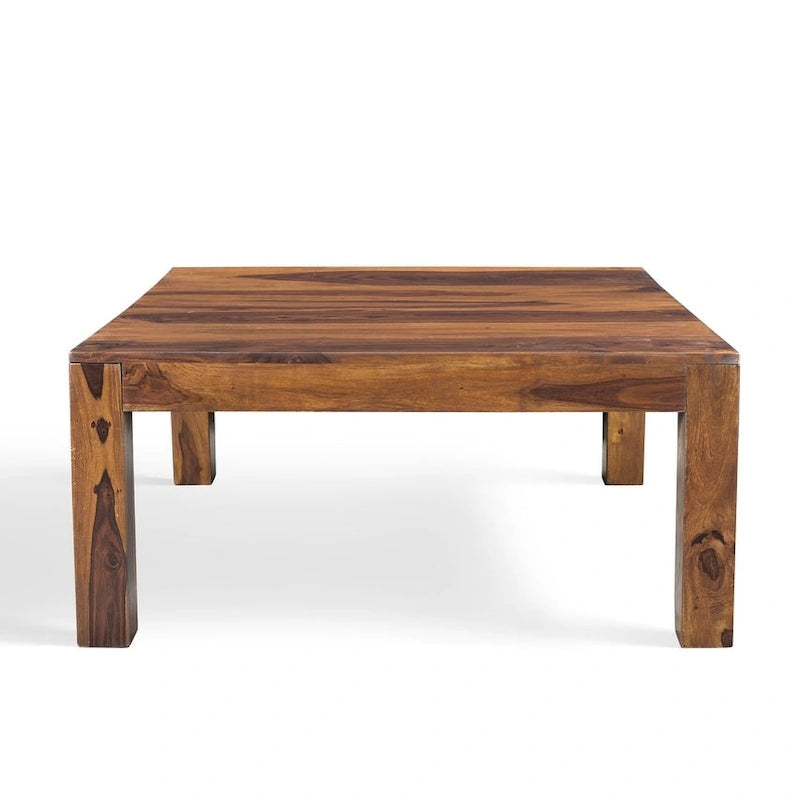 Table basse carrée basse cube faite à la main