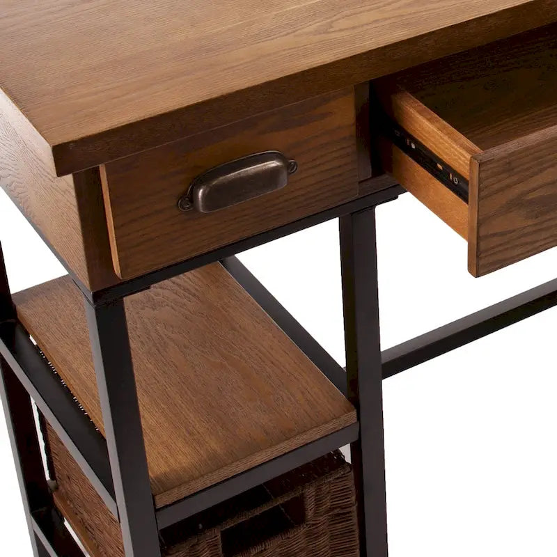 Bureau industriel en bois Dandelion