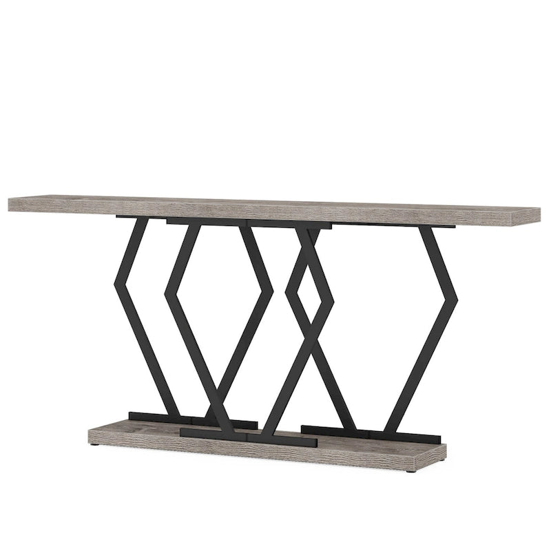 Longue table console pour entrée, tables d'appoint de couloir