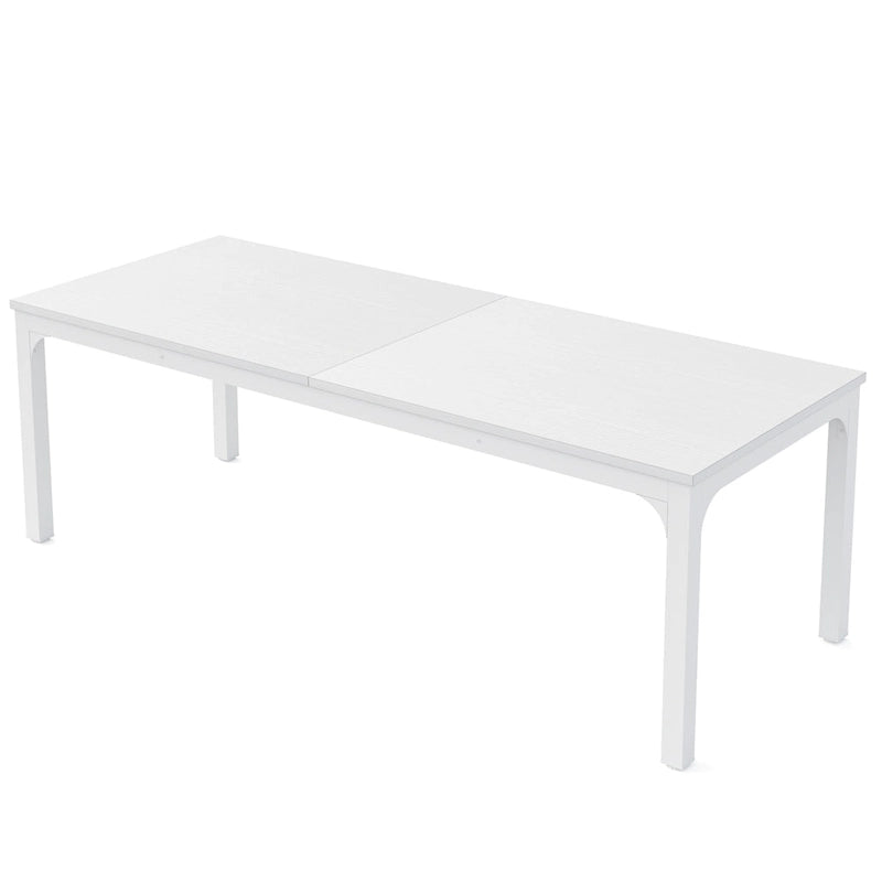 Table à manger rectangulaire avec rallonge