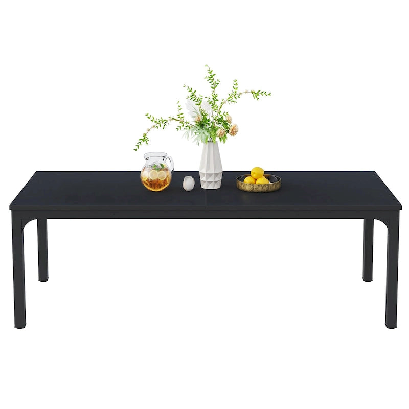 Table à manger rectangulaire avec rallonge