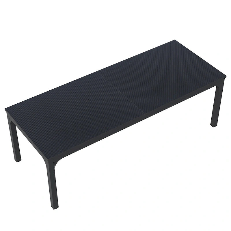 Table à manger rectangulaire avec rallonge