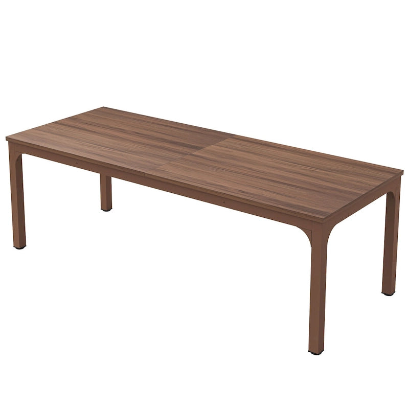 Table à manger rectangulaire avec rallonge