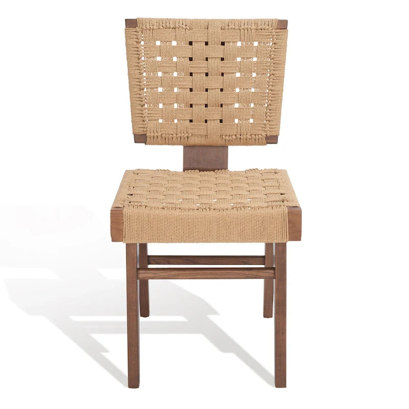 Chaise de salle à manger tressée