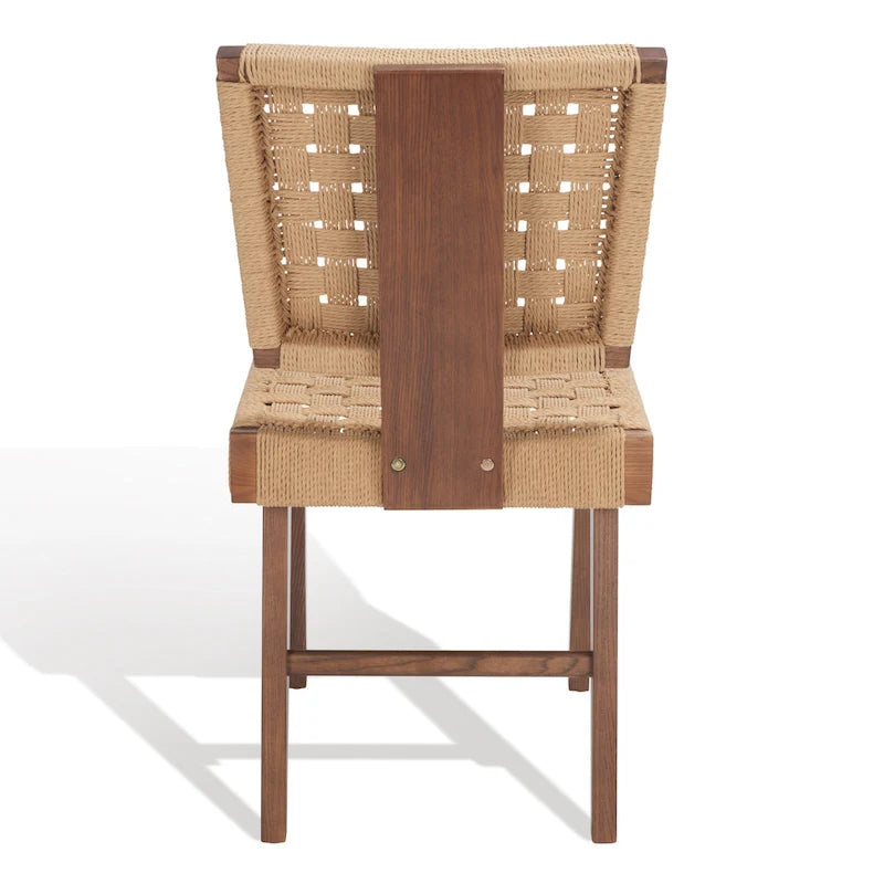 Chaise de salle à manger tressée