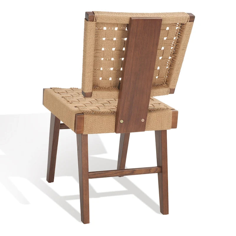 Chaise de salle à manger tressée