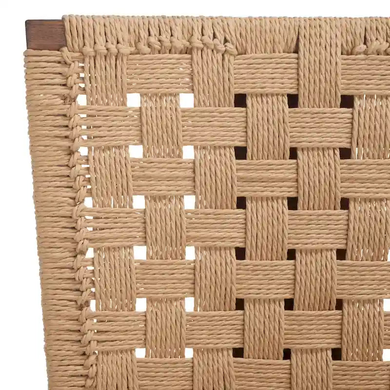 Chaise de salle à manger tressée