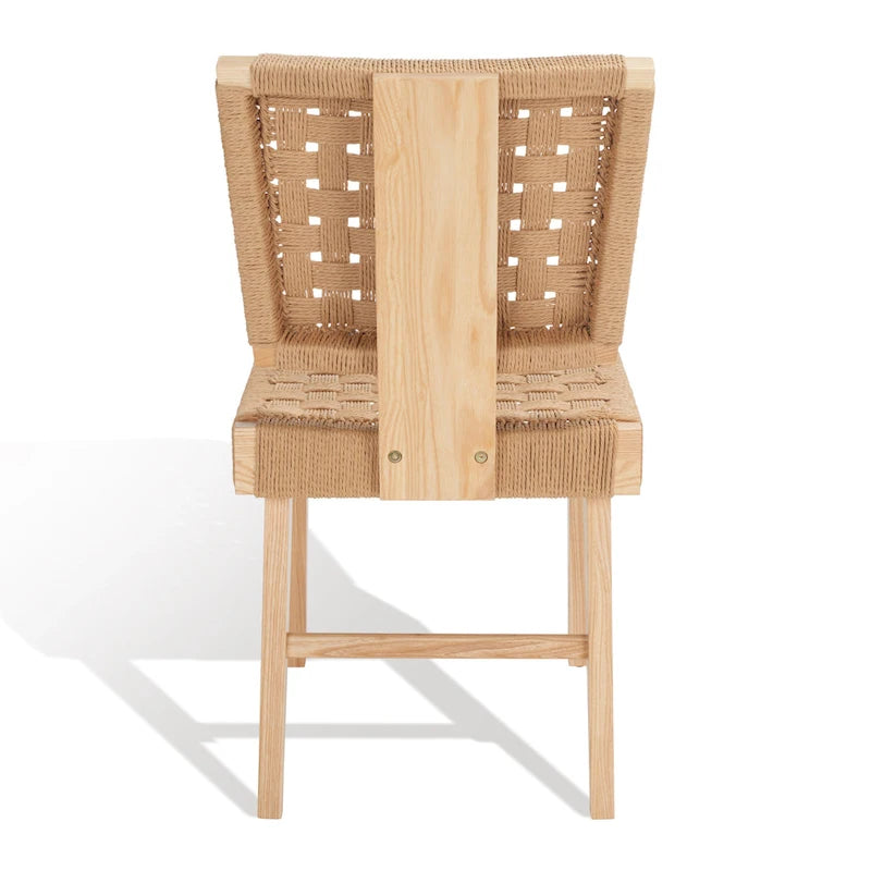 Chaise de salle à manger tressée