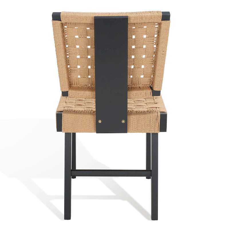 Chaise de salle à manger tressée