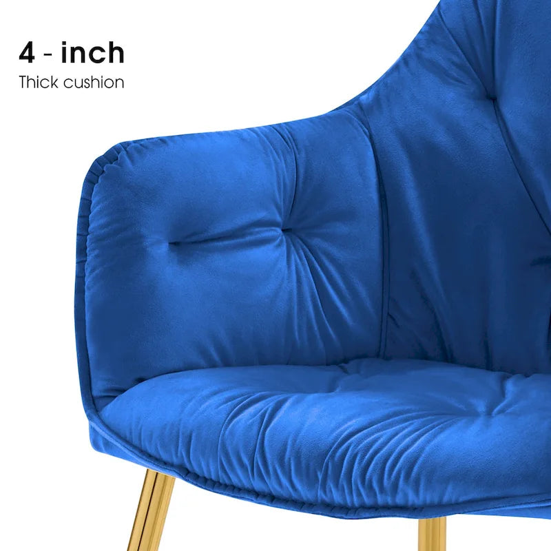 Chaises de salle à manger capitonnées