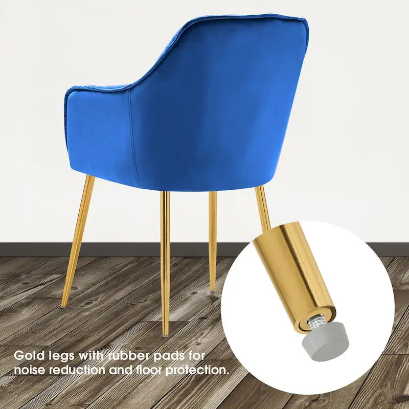 Chaises de salle à manger capitonnées