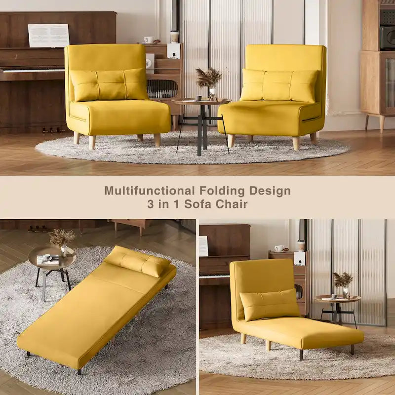 Canapés-lits et fauteuils inclinables rembourrés