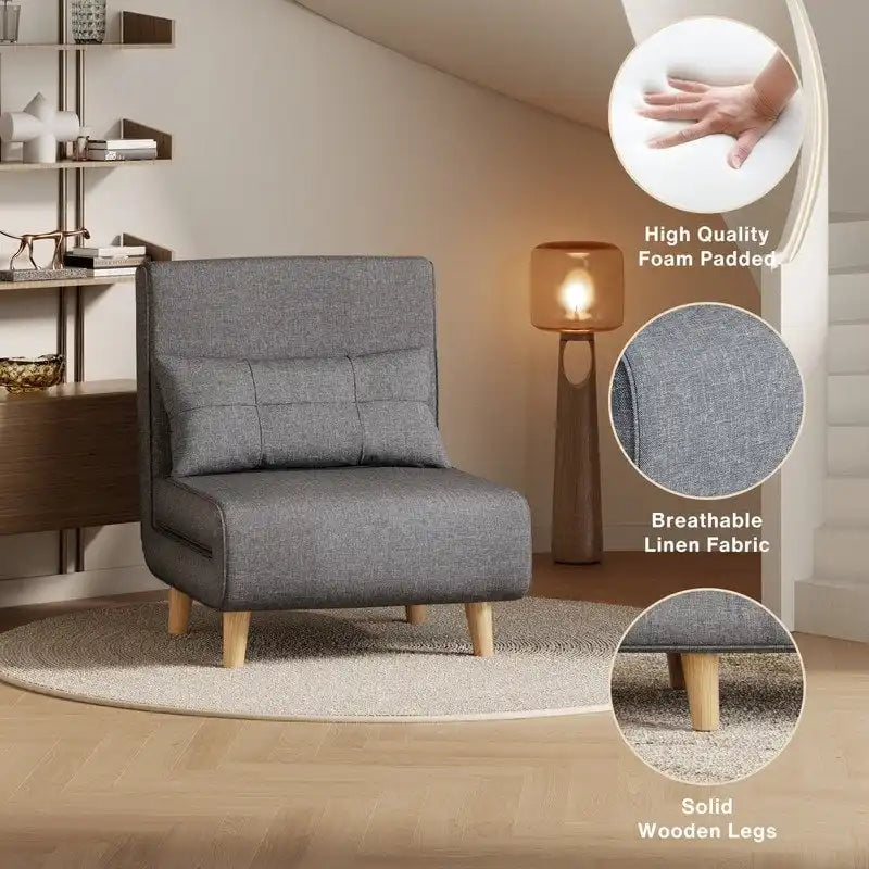 Canapés-lits et fauteuils inclinables rembourrés