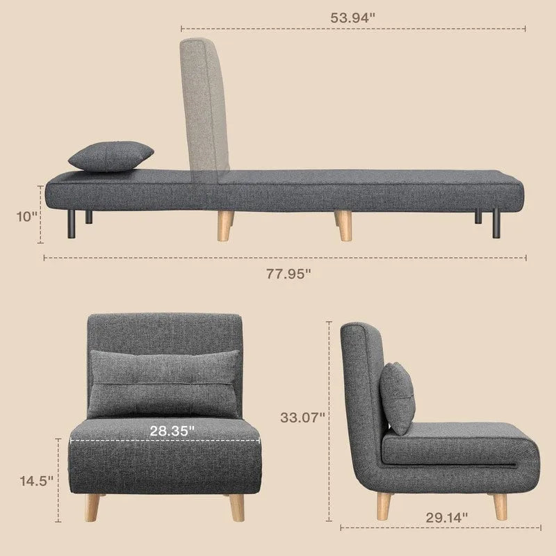 Canapés-lits et fauteuils inclinables rembourrés