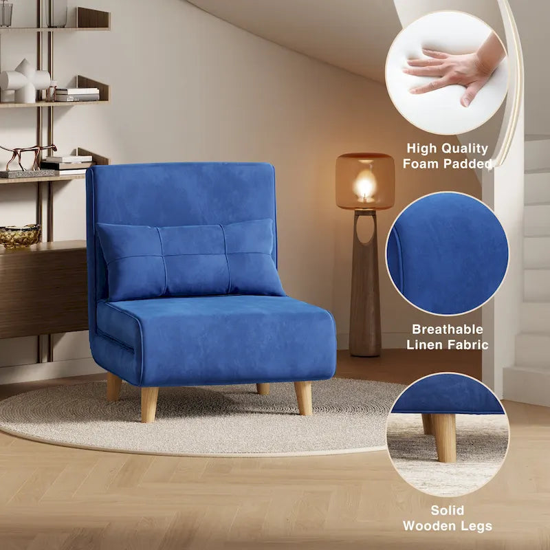 Canapés-lits et fauteuils inclinables rembourrés