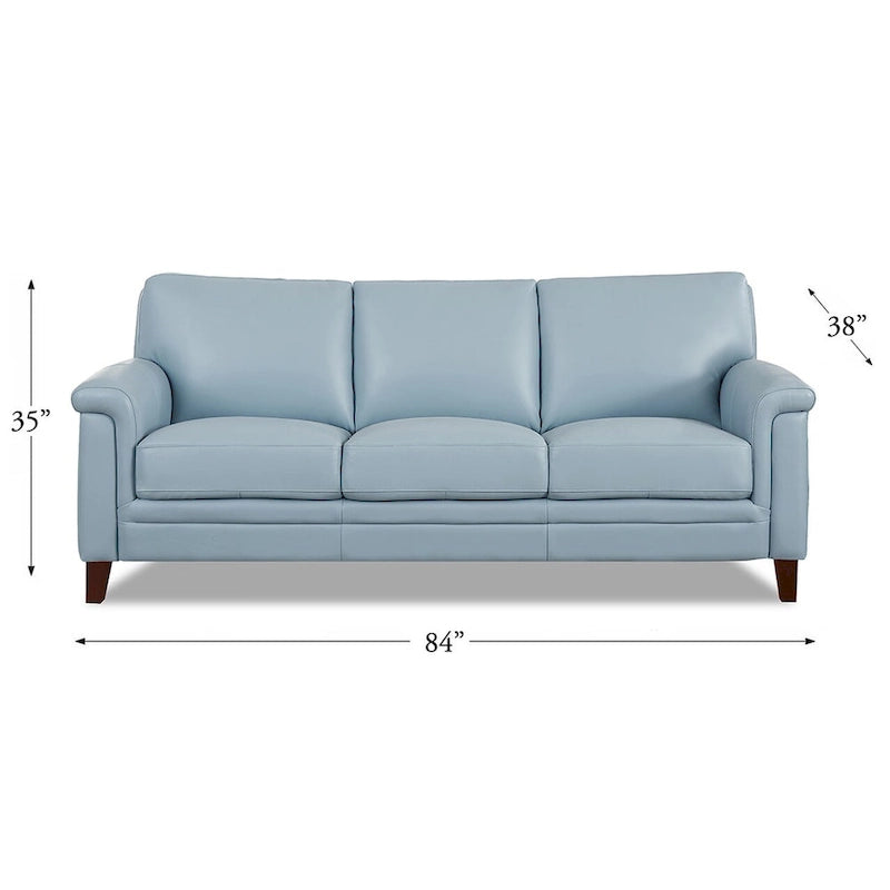 Canapé et fauteuil en cuir pleine fleur