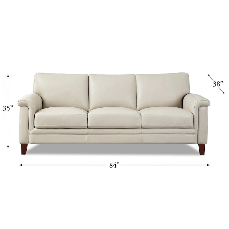Canapé et fauteuil en cuir pleine fleur
