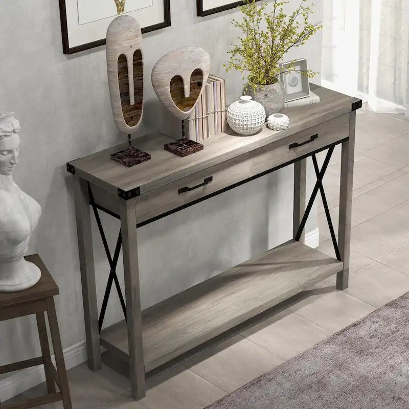 Console industrielle avec tiroirs