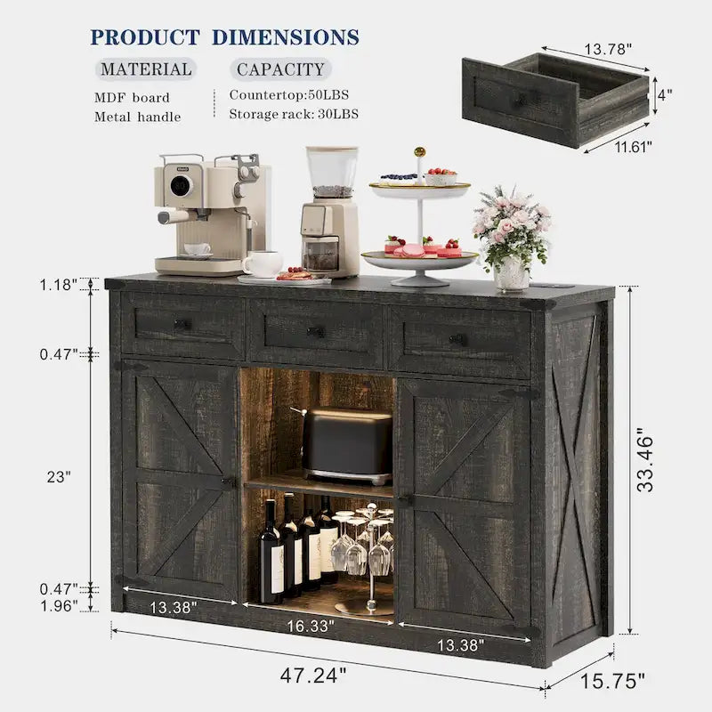 Buffet bas 47 po