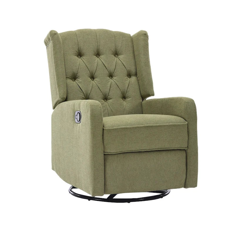 Fauteuil inclinable, pivotant et à bascule pour chambre ou salon